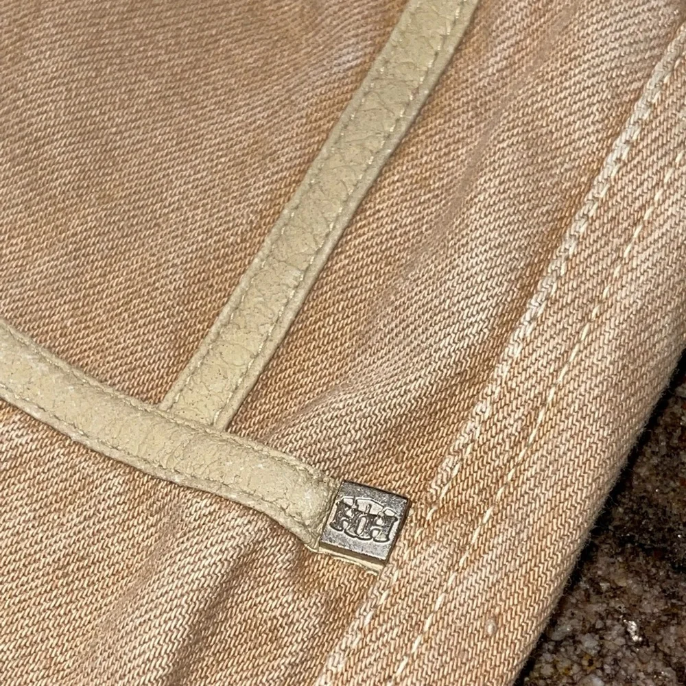 Hip Hop History Platinum Line Tan Jeans Men’s 42x33 Y2K‎ Streetwear Embellished